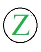 Бусины с буквами разноцветными Z